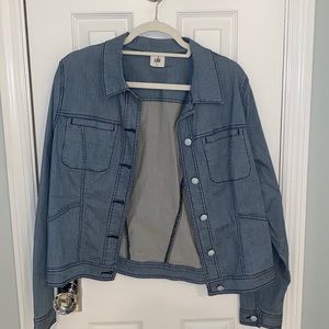 Striped Denim Jacket